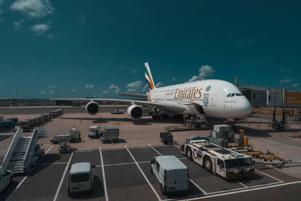 Emirates plane