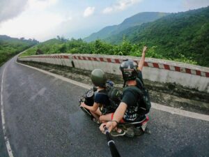 people riding motorbike in Vietnam