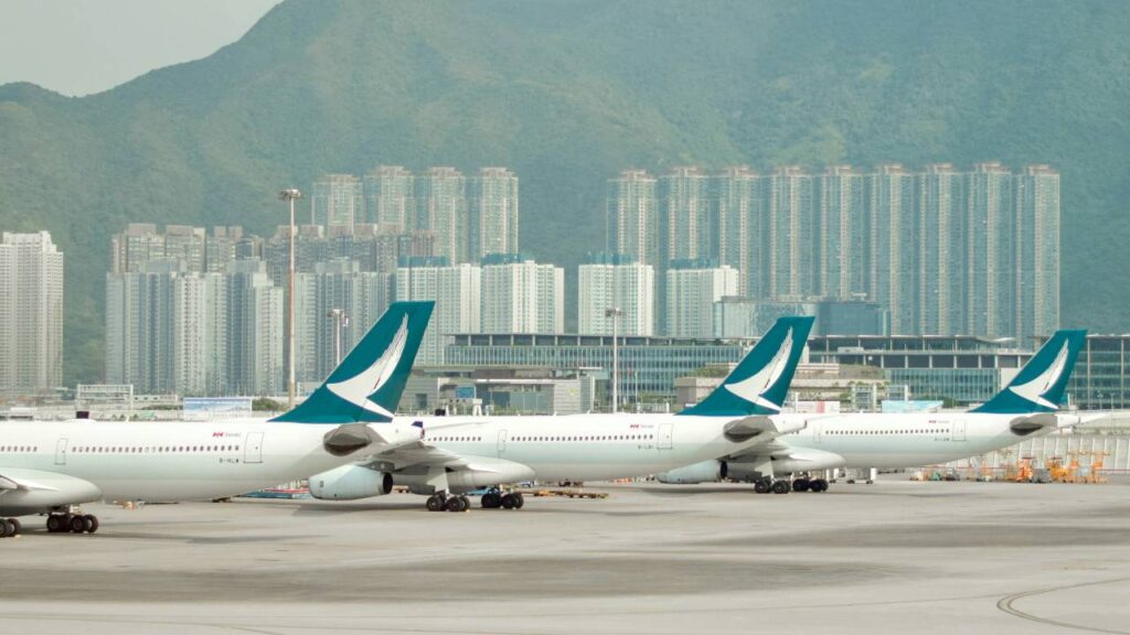 Cathay Pacific planes