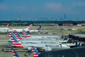 AA planes in Chicago